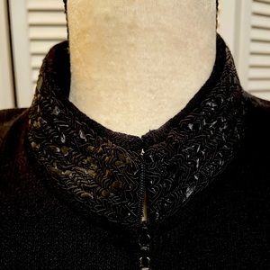 St. John knit black jacket